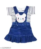 Dungaree with Top for Girls 