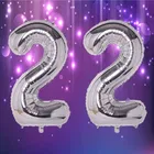 Foil Balloon for Birthday Celebration, No. 22 