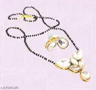 Alloy Mangalsutra with Earrings for Women 