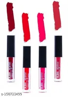Liquid Lipstick for Women, Multicolor, Pack of 4