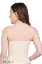 Viscose Spandex Bra for Women, Beige 