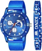 Analog Watch with Bracelet for Men 