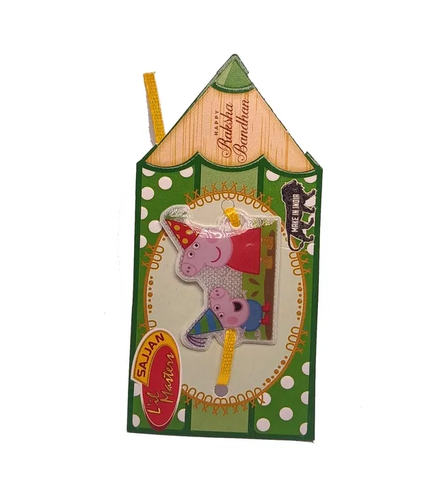 Synthetic Rakhi for Kids (Multicolor, Pack of 1)