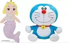 Microfiber Stuffed Toys for Kids (Multicolor, Pack of 2)
