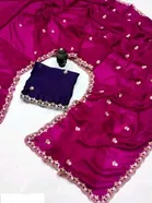 Sana Silk Self Design Saree for Women, Pink 