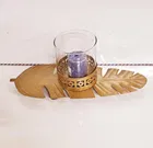 Metal Decorative Moroccan-Style Candle Holder (Black, Pack of 1)