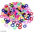 Rubber Hair Bands for Women & Girls (Multicolor, Pack of 50)