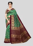 Art Silk Printed Saree for Women 