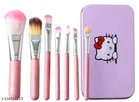 Makeup Brushes Set (Pink, Set of 7)