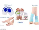 Anti-Crack Heel, Gel Socks, Ankle Support & Kinoki Detox Patches 