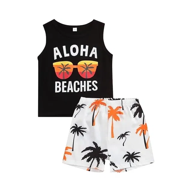 Hosiery Cotton Clothing Set for Boys & Girls (Multicolor, 5-6 Years)