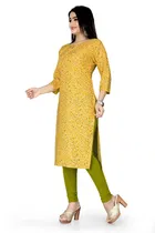 A-Line Crepe Kurti for Women 