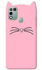 Silicone Mobile Back Cover for Infinix X657 / Smart_5 (Pink)