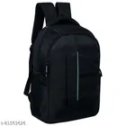 Polyester Backpack for Men & Women, Black