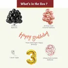 3rd Happy Birthday Balloon Decoration Kit, Multicolor, Pack Of 52