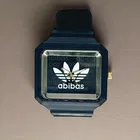 Silicone Strap Square Analog Watch for Men 