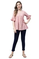 Cotton Printed Top for Women 