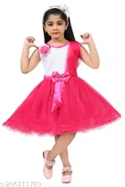 Cotton Blend Frock for Girls 