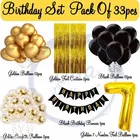 33 Pcs 7th Birthday Decoration kit for Kids, Multicolour, Set of 1