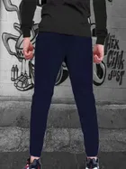 Polyblend Printed Trackpants for Men, Grey & Navy Blue, Pack of 2 