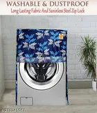 KANUSHI Industries® Washabl&Dustproof Front Load Automatic Washing Machine Cover+1 Pc Fridge Cover+1 Pc Microwave Cover+ Apron for Kitchen Front 