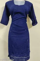 Cotton Embroidered Kurti for Women 