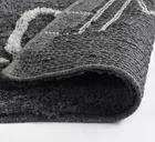 Microfiber Doormat, Pack of 2, Black 