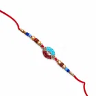 Designer Golden Moti Rakhi for Brother