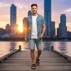 Flipflops for Men, Black 