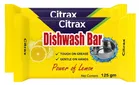Citrax Dishwash Bar 2X125 g (Pack of 2)