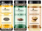 Herbs Library Sunflower Seeds, Chia Seeds and Quinoa Seeds 