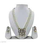 Alloy Necklace with Earrings for Women 