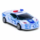 Push and Go Police Car Toy with Lights & Music 