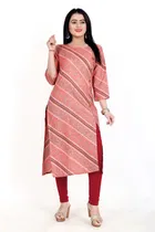A-Line Crepe Kurti for Women 