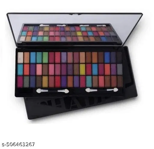 Ultra Pigmented 51 Colors Eyeshadow Palette with Brush | Long Wearing & Easily Blendable Eye Makeup Palette | Eyeshadow Palette with Matte, Shimmery & Metallic Finish
