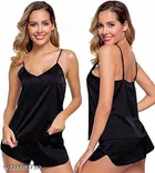 Satin Nightdress Set for Women 