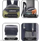 Polyester Backpack for Men & Women, Black