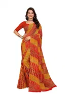 Georgette Printed Saree for Women 