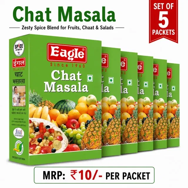 ईगल चाट मसाला 5X12 g - सेट ऑफ 5