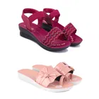 Combo of Flats with Sandals for Women 
