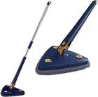 Enmora 360 Degree Rotatable Multifunctional Triangle Mop Wet & Dry Mop- Pack of 1