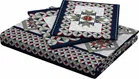 Jaipuri Cotton Double Bedsheet with 2 Pillow Covers | 80x90 Inch | geometric White | Traditional Rajasthani Print