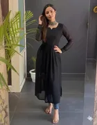Georgette Straight Kurti for Women 