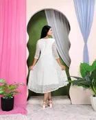 Net Gowns for Women,  White  