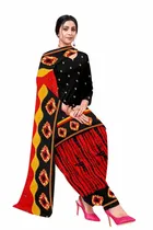 शारदा क्रिएशन क्रेप फ्लोरल प्रिंट सलवार सूट अस्टीचड 