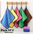 Microfiber Thick Lint & Streak-Free Multipurpose Cleaning Clothes 