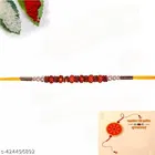 Handmade Designer Rakhi with Roli Chawal 
