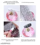 10 Rolls Nail Foil Transfer Sticker DIY Holographic Nail Decoration, 10 Designs Laser Nail Foil Wraps Decal for Fingernails Women, 4x100CM Each roll 