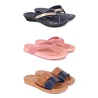 Combo of Slippers with Flats & Sliders for Women 