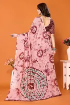 Georgette Printed Saree for Women 